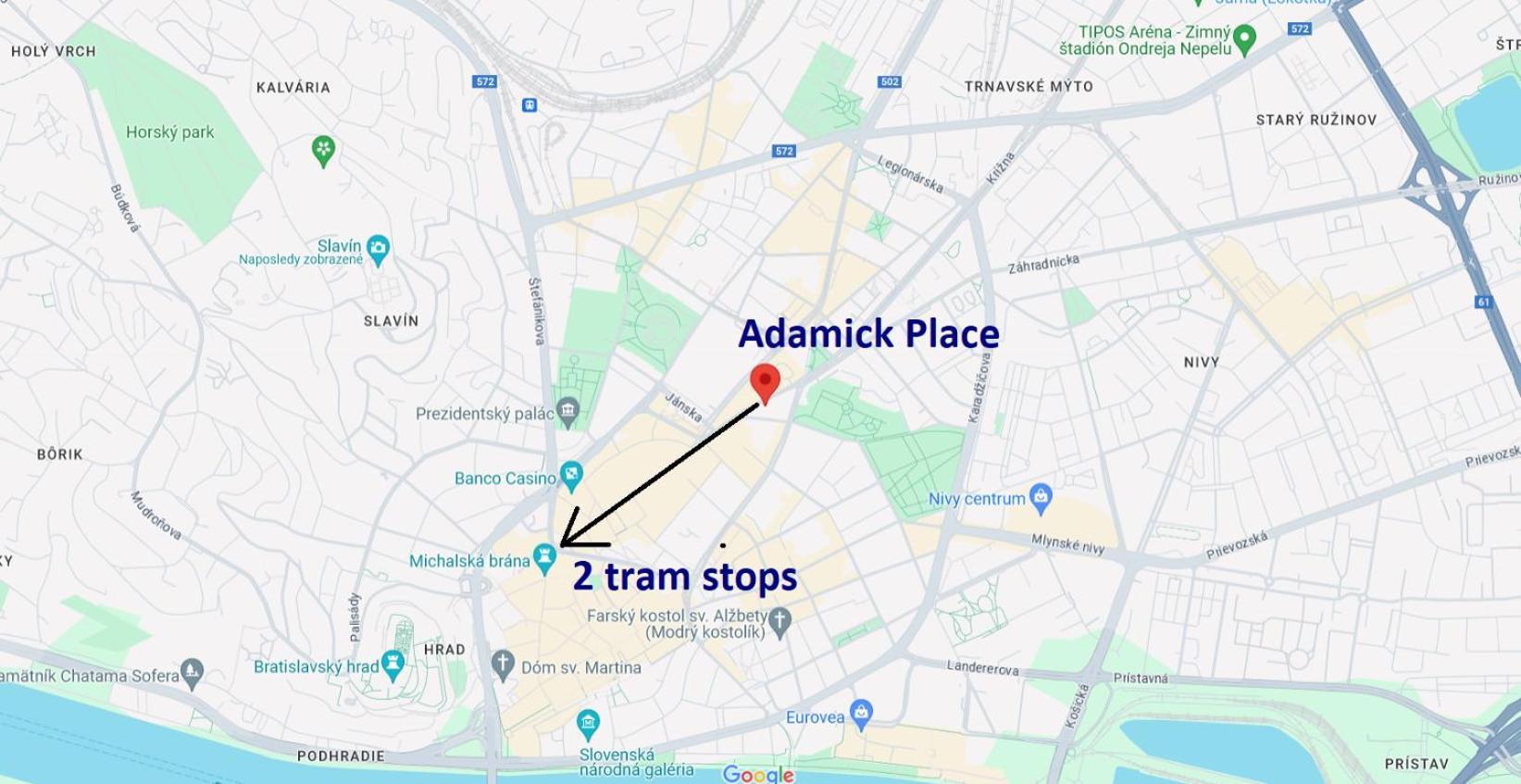 Adamick Place In City Centre With Free Parking Διαμέρισμα Μπρατισλάβα Εξωτερικό φωτογραφία